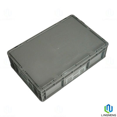 600*400*148mm Hard Colorful Stackable Euro Plastic Packaging Boxes For Automotive