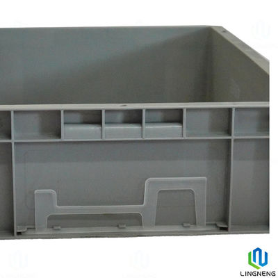 600*400*148mm Hard Colorful Stackable Euro Plastic Packaging Boxes For Automotive