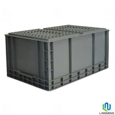 Euro Standard Stackable Plastic Moving Boxes Containers For Transportation