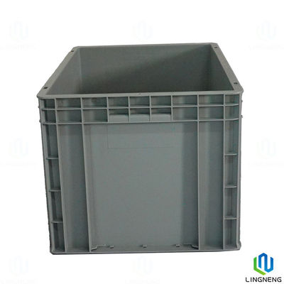 Euro Standard Heavy Duty Plastic Moving Boxes Stackable For Logistics Transportation
