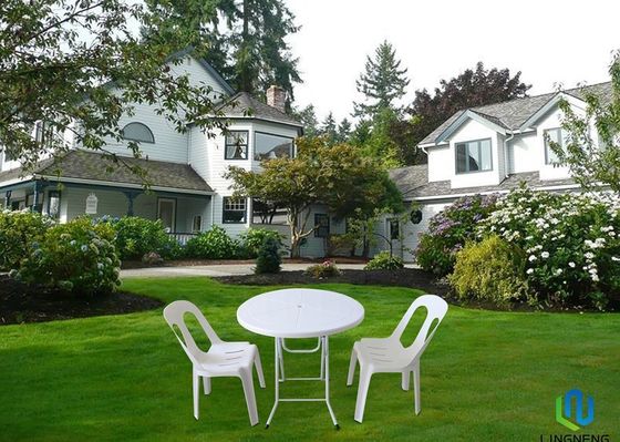 Foldable Plastic Furniture Removable Plastic Round Table For Restaurant / Food Stalls