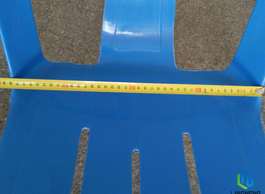Nestable Armless Plastic Chair Ergonomic Plastic Dinning Chair