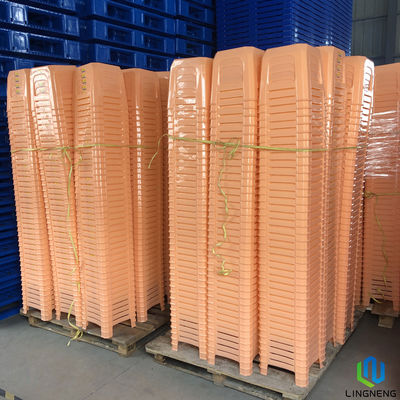 Durable Recyclable Plastic Furniture 2# Square Small Plastic Chair