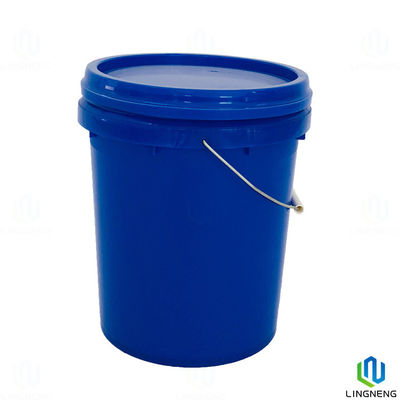 18L Packaging Drum Seal Plastic Paint Pail Bucket Round With Hand