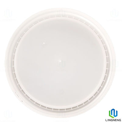 20L Plastic Bucket With Lid And Handle , Heavy Duty Storage Custom 5 Gallon Buckets