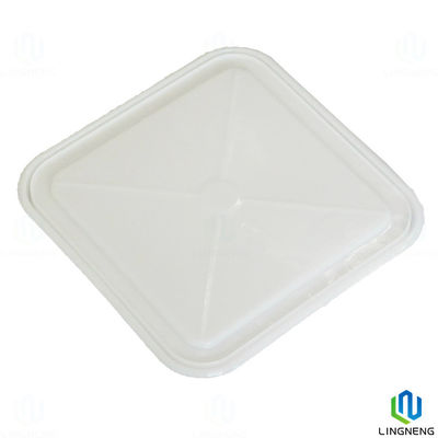 23L Square Plastic Buckets Stackable Nestable With Lid