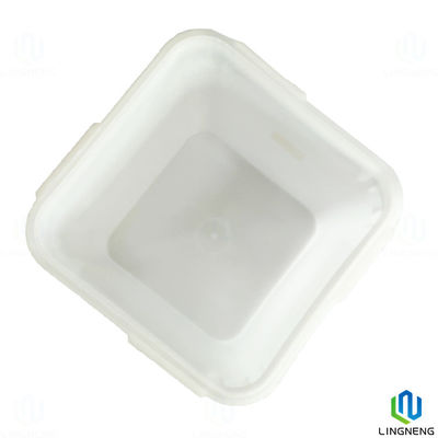 23L Square Plastic Buckets Stackable Nestable With Lid