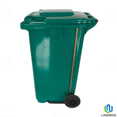 Waterproof Mobile Garbage Bin 240L Waste Bins Quadrangle Free Sample