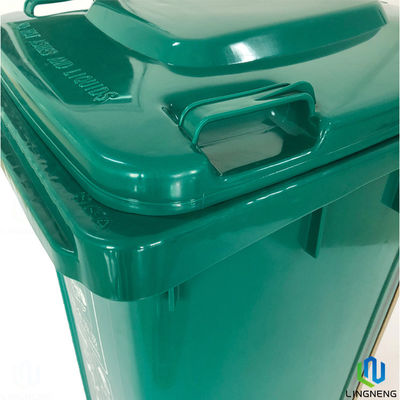 Waterproof Mobile Garbage Bin 240L Waste Bins Quadrangle Free Sample