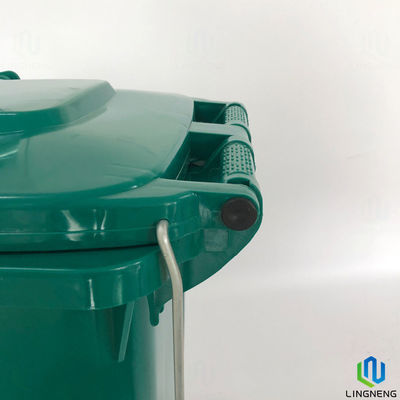 Outdoor 160L Large Garbage Bins ,  Mobile Plastic Waste Bins