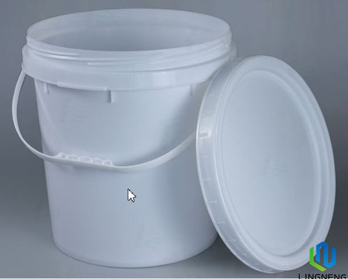 Assorted Colors Recyclable Plastic Buckets Stackable Custom Logo Varying Capacities