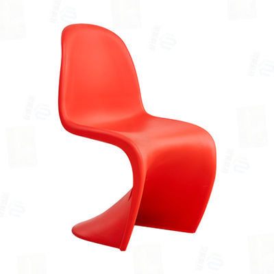 Ergonomic Recyclable Plastic Panton Chair Plastic Furniture For Modern Indoor Spaces
