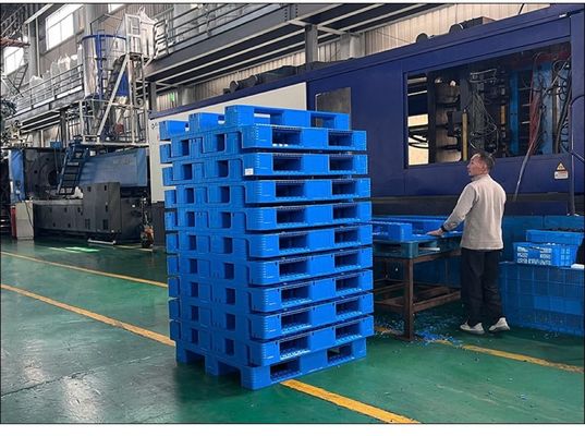 Customized 1500x1200mm Heavy Duty Plastic Pallet Logistic Pallets Double Sides