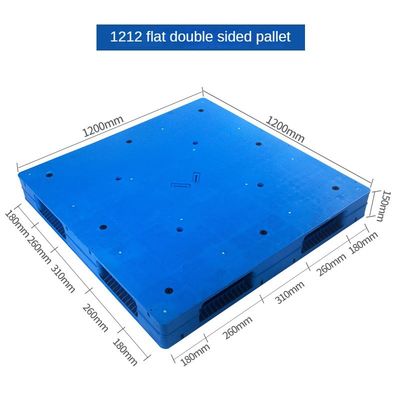 Flat Double-sided Plastic Forklift Truck Pallet Warehouse Heavy Card Pallet Chemical Special Pad Plastic Tray