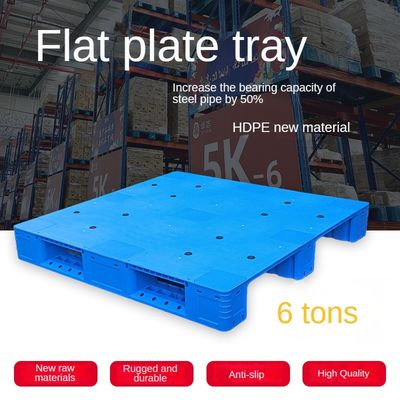 Flat 3 Runners Plastic Pallet Warehouse Shelf Stereo Forklift Truck Card Plate