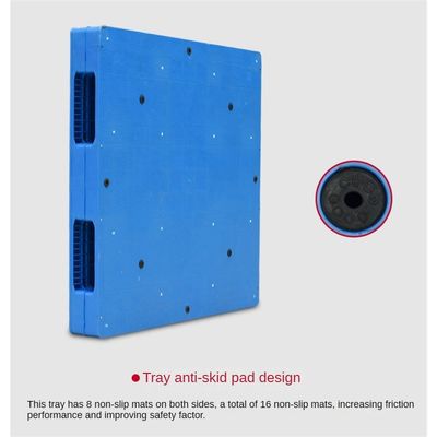 Corrosion Resistant Heavy Duty Double Sided Plastic HDPE Pallet For Transporting Chemical Materials
