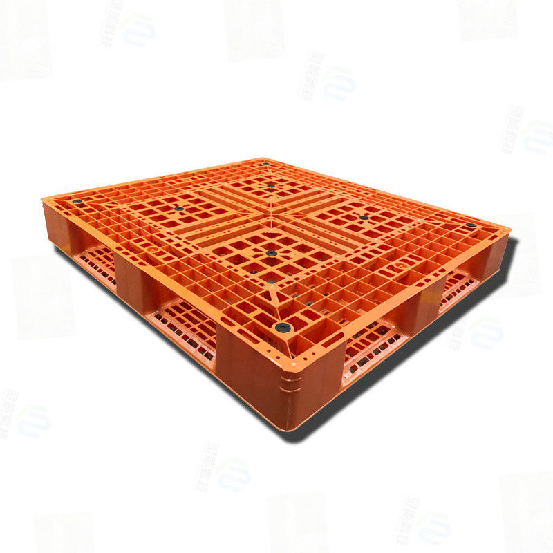 Euro Heavy Duty Plastic Pallet With Chemical Resistance Stackable Design 3T Static Load Capacity